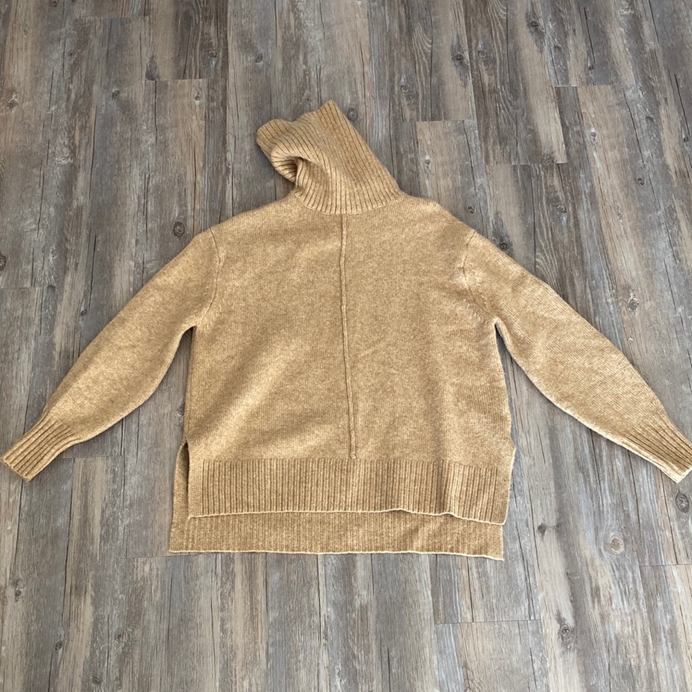 Wool turtleneck sweater